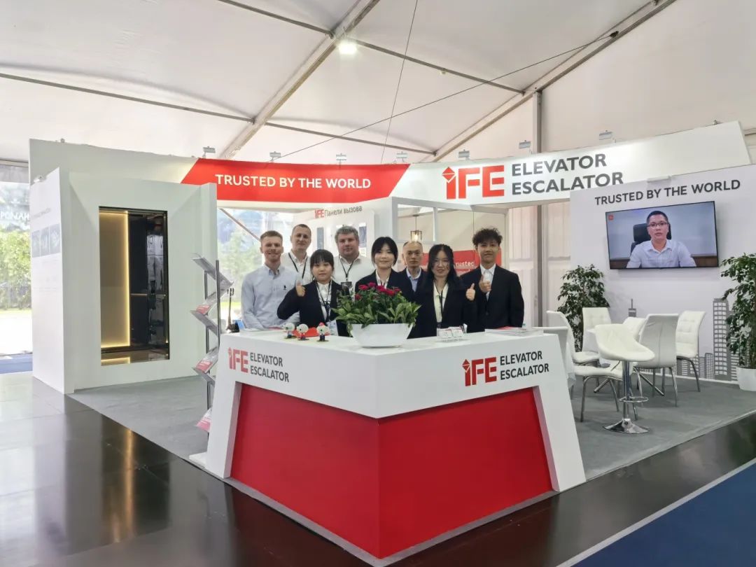 载誉而归！J9国际集团电梯（IFE）闪灼2025俄罗斯莫斯科国际电梯展